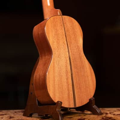 Ortega Eclipse-TE8 Custom Built Series Solid Mahogany Top Okume Neck 8-String Tenor Ukulele w/Gig Bag image 9