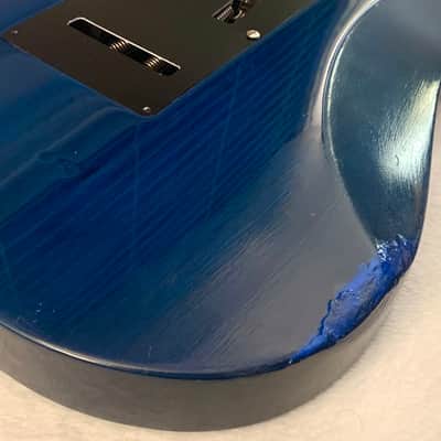 ESP LTD MH-103 QM - See Thru Blue image 7