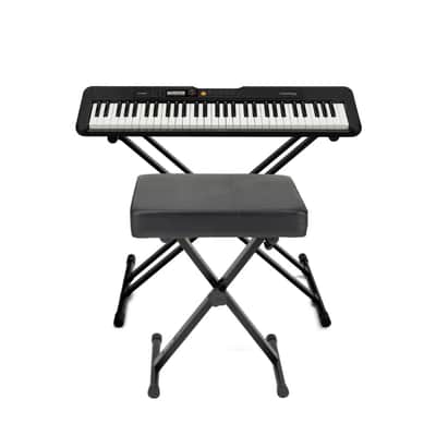 Casio Casiotone CT-S200 61-Key Portable Keyboard (Black) with Stand and Bench image 1