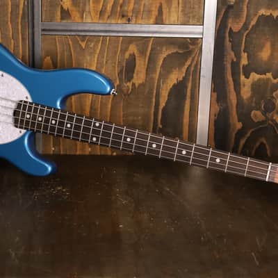Sterling by Music Man RAYSS4 StingRay Short Scale Toluca Lake Blue image 10