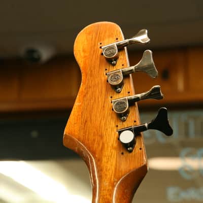 Maxitone 4-String Vintage Bass Made in Japan Pre-Ibanez Twin Pickup Early 1960s - Sunburst image 5