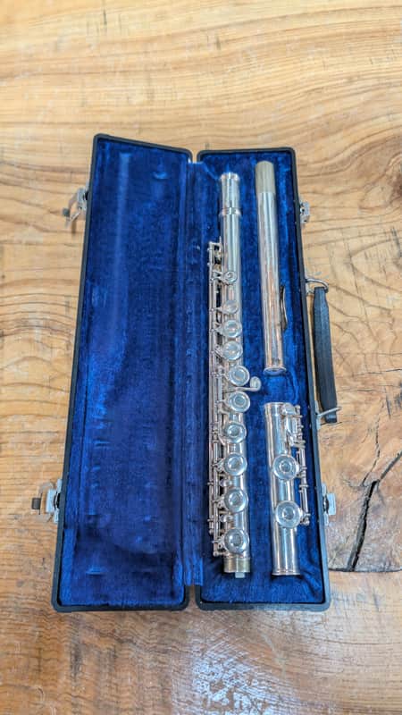 Gemeinhardt 2SP Straght-Headjoint Flute with Offset G 2010s - Silver-Plated image 1