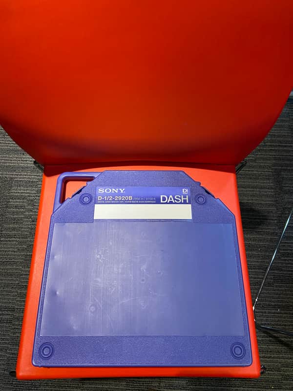 Sony DASH digital master tapes D-1/2 2920B PCM image 1