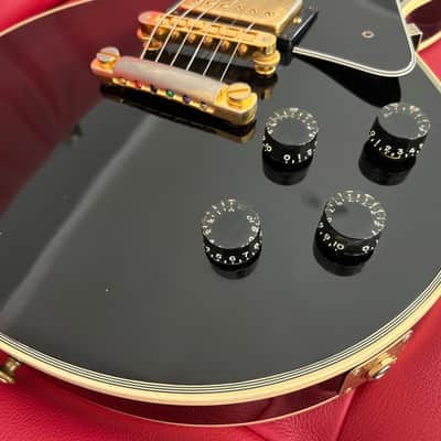 Gibson  Les Paul Custom  1979 maple fretboard fretless wonder Black gold image 7