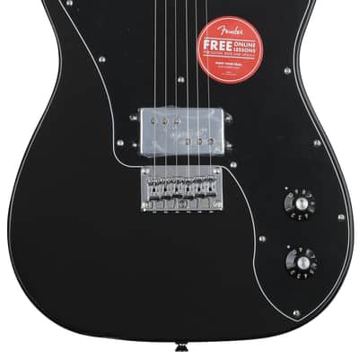 Squier Paranormal Esquire Deluxe Solidbody Electric Guitar - Metallic Black image 2