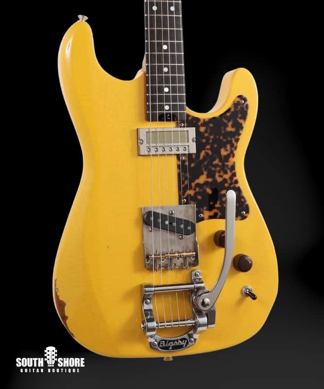 Kithara Guitars - Harland Baritone - 2024 - Butterscotch Blonde Relic. NEW (Authorized Dealer) image 1