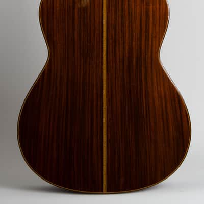 Seji Shinano  No. 40 Classical Guitar,  c. 1968, original black hard shell case. image 4
