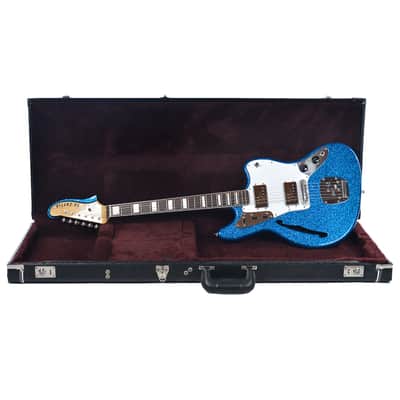 Bilt S.S. Zaftig Blue Metal Flake w/Lollar Regal Humbuckers image 9