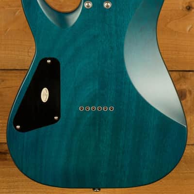 Schecter C-1 Standard Plus - Roasted Maple - Blue Fade image 4