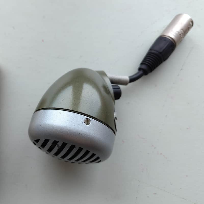 Shure 520DX Green Bullet Harmonica Microphone image 1