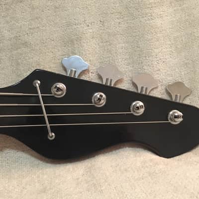 National EG467-2B / Silvertone 1490 Electric Bass 1960's Sunburst Japan + Case Super Clean! image 5