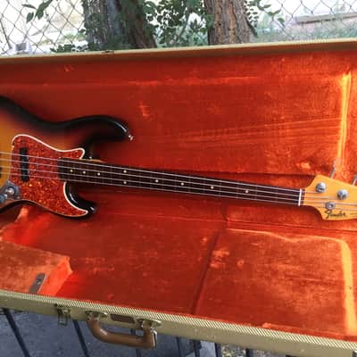 Fender American Vintage “Fullerton” reissue '62 Jazz Bass 1982 - 3-Color Sunburst image 1
