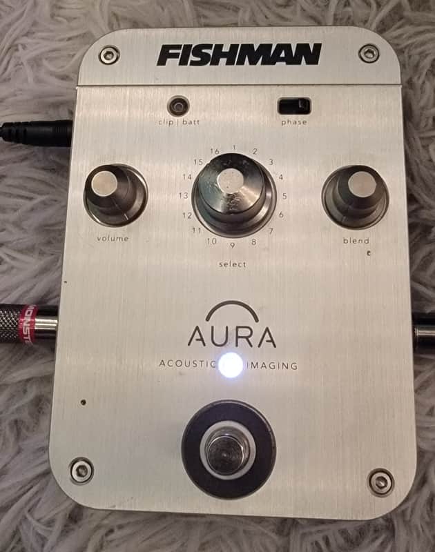 Fishman Aura Acoustic Imaging Dreadnought Pedal 2010s - Silver image 1