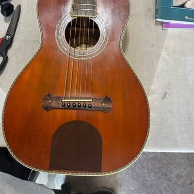 Washburn R319SWKK Solid Spruce/Trembesi Parlor Guitar 2016 - Natural image 3