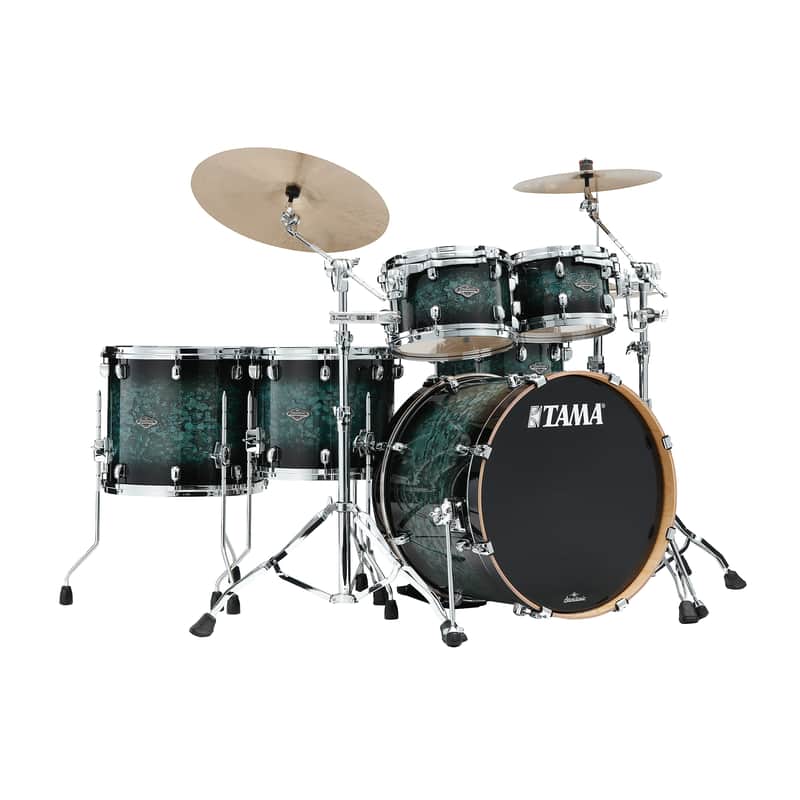 Tama Starclassic Performer 5-Pc Shell Pack w/22" Kick - Molten Steel Blue Burst image 1