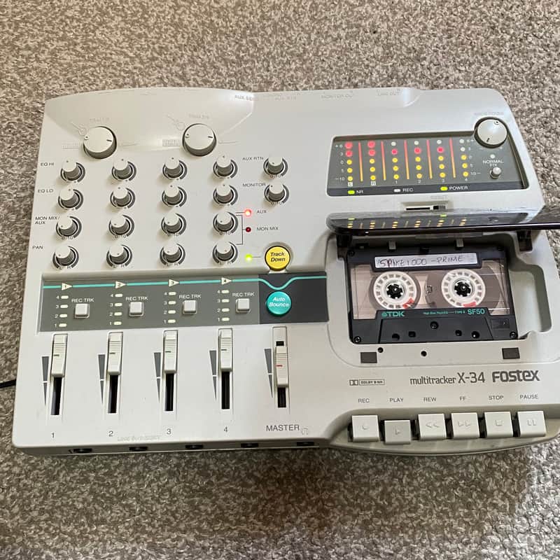 Very Rare] Fostex X34 4 Track Cassette Multitracker Portastudio