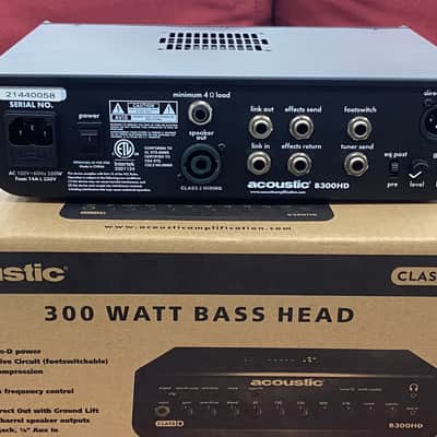 Acoustic B300HD 300W Bass Amp Head image 6