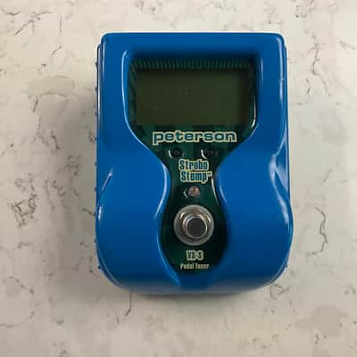 Peterson VS-S StroboStomp Pedal Tuner 2000s - Blue image 1