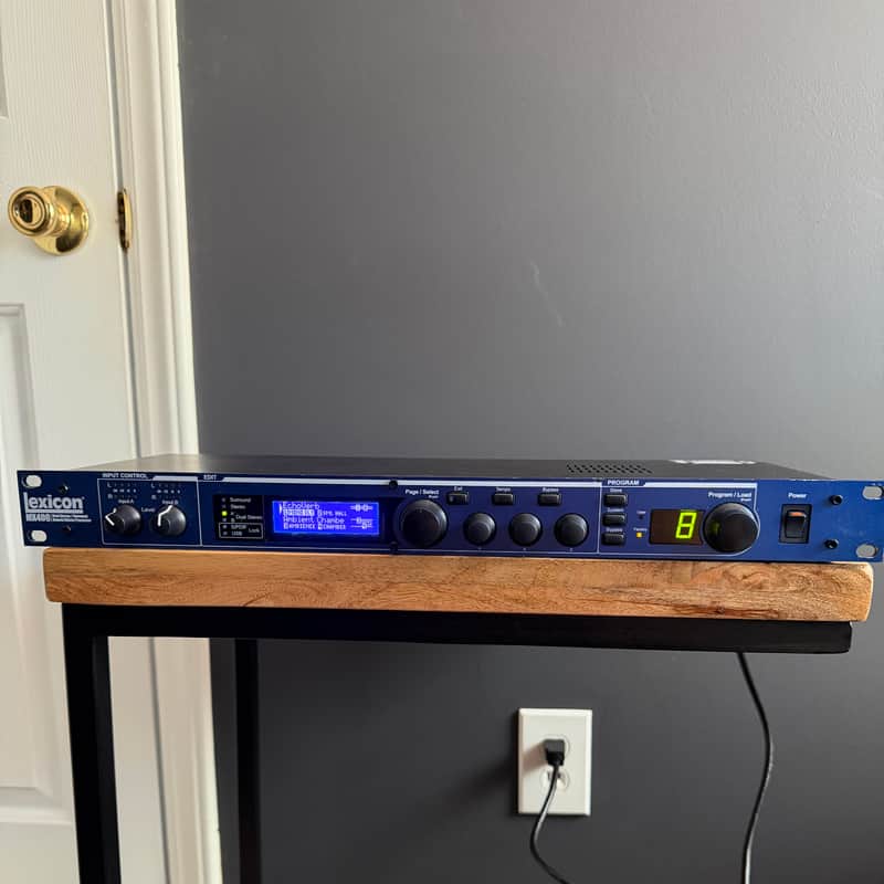 Lexicon MX400 Dual Stereo / Surround Reverb Effects Processor 2010s - Blue image 1