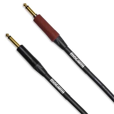 Mogami Platinum Series TS 1/4" Male to TS 1/4" Male Guitar Cable, with Neutrik Silent Plug (40') image 3