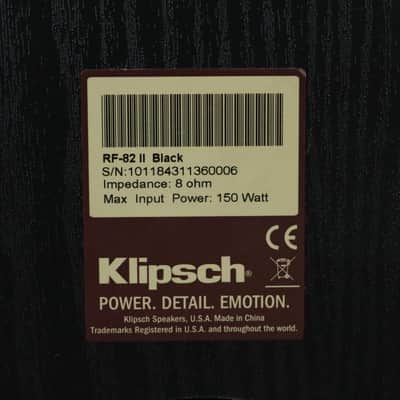 Klipsch RF-82 II Floorstanding 2-Channel Passive Loudspeakers #48503 image 18