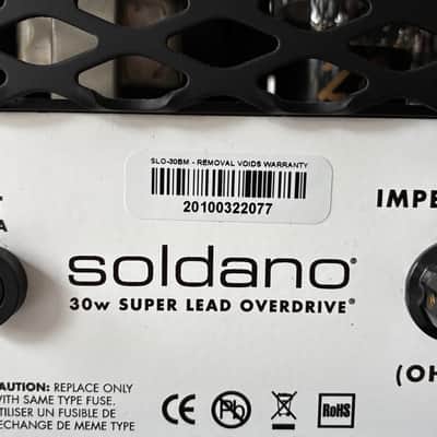 Soldano SLO-30 Classic 30-Watt Guitar Head 2022 - Black imagen 4