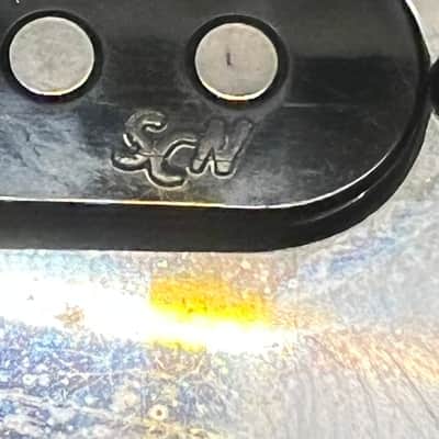 Fender Custom Fender SCN / Bill Lawrence HSS Loaded Strat Pickguard 2008 - Silver/Black image 4