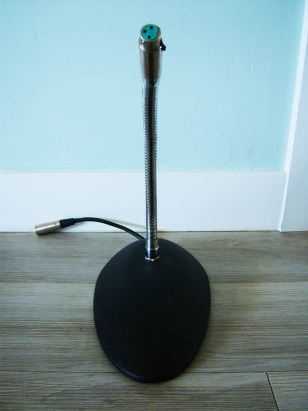 Vintage RARE 1960's Sarsaparilla / Atlas Sound microphone desk stand w AD-13 and XLR connection DS5 DS7 Synder # 2 image 1