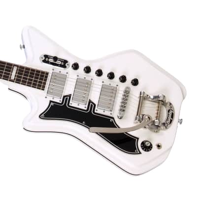 Airline Guitars Jetsons '59 3P DLX White Left-Handed image 3