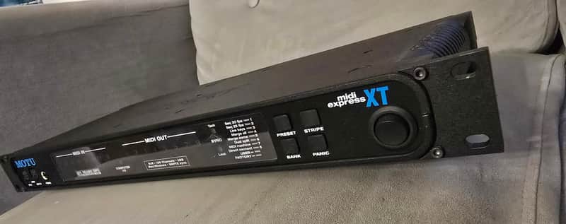 MOTU MIDI Express XT USB MIDI Interface 2017 - Present - Black image 1