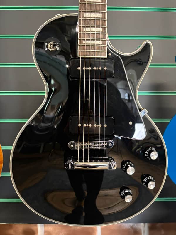 Burny Les Paul Custom P90 Ebony 2023 Electric Guitar | Reverb UK