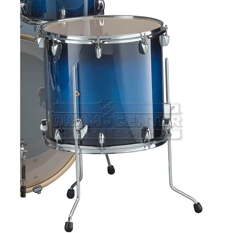 Yamaha Stage Custom Birch Floor Tom 16x15 Deep Blue Sunburst image 1