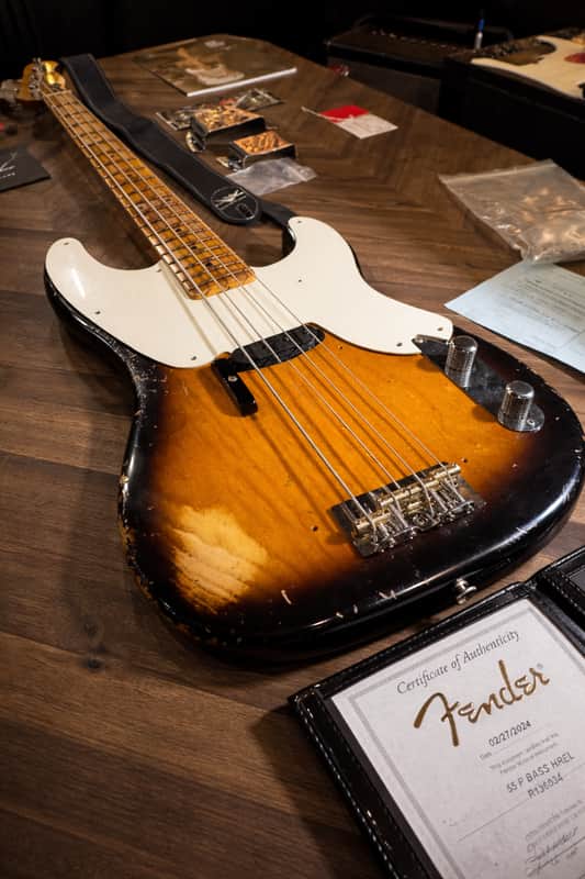 Fender Custom Shop '55 Precision Bass Heavy Relic image 1