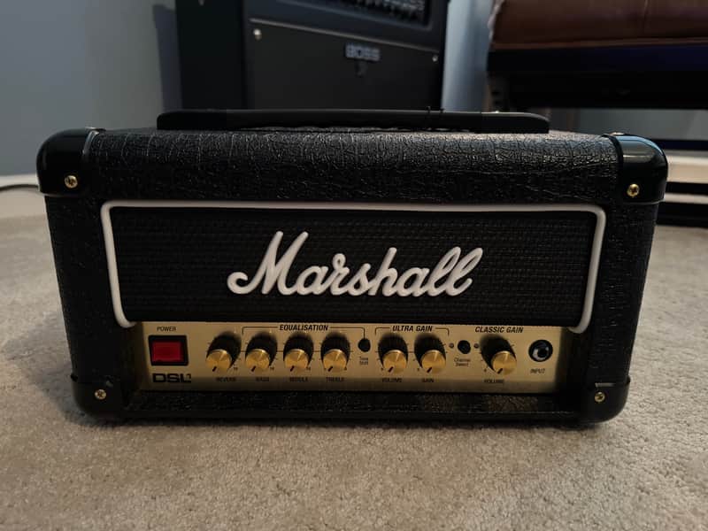 Marshall DSL1HR 2-Channel 1-Watt Guitar Amp Head 2018 - Present - Black image 1