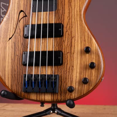 2001 Celinder Aura 5-String Bass Natural *Owned by Richard Bona* image 5