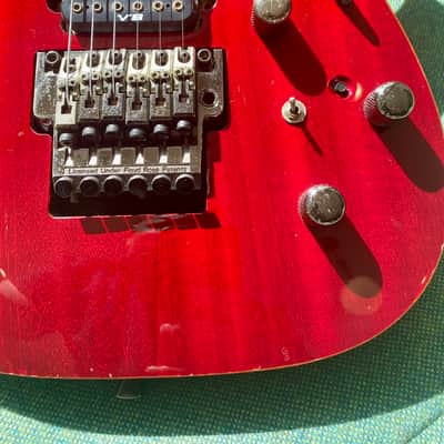 Ibanez Prestige RG2020X - Trans Red 2001 - Transparent Red image 11