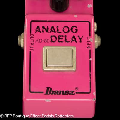 Ibanez AD-80 Analog Delay Narrow Box 1979 Japan "R" Logo, Lock on Nut with MN3005 BBD image 7