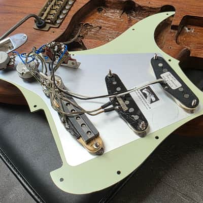 ESP SE Stratocaster Custom 80s Natural Mahogany Body USA Kent Armstrong Vintage American DiMarzio Pickup Brass Kahler Bridge Gotoh Switch MIJ Japan UK Fender Super Strat Parts Guitar Partscaster image 9