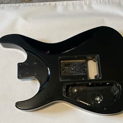 2000's Japan Jackson DK3 Dinky Black HSH Guitar Body Floyd Ready image 13