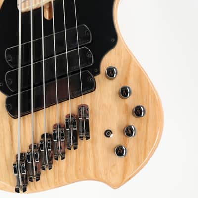 Dingwall Combustion 3X 6-String Multi-Scale Bass - 3-Pickup Natural  w/Maple Fretboard image 3