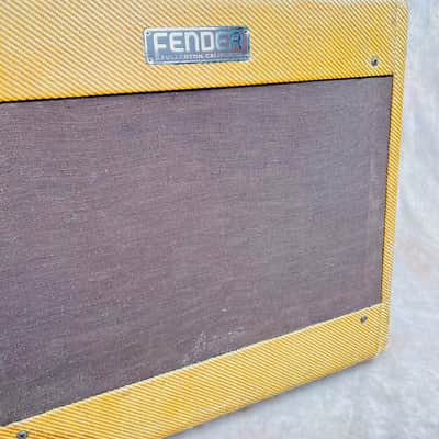 1954 Fender Deluxe Amplifier 5D3 Wide Panel - Tweed image 4