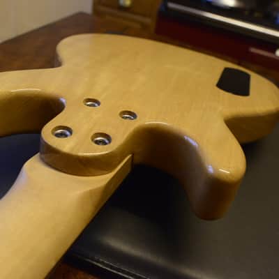 Jackson USA Scott Ian Anthrax Signature JJ1 Natural Korina Custom Dice Inlay Ransom Headstock Guitar image 15