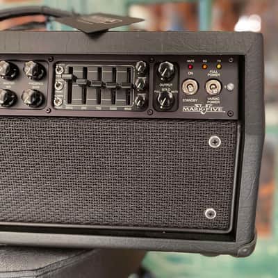 Mesa Boogie Mark V 90-Watt Black Suede Tube Amplifier Head For Electric Guitar image 7