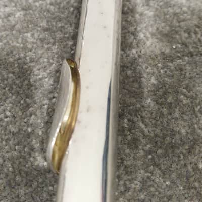 Osborne Engraved Silver Standard Nickel Flute - Elegant Design - Good w/ Hard Case image 22