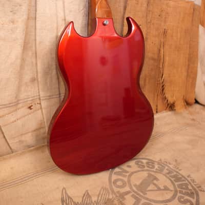 Gibson Melody Maker Bass SG EB 1968 - Sparkling Burgundy Metallic image 8