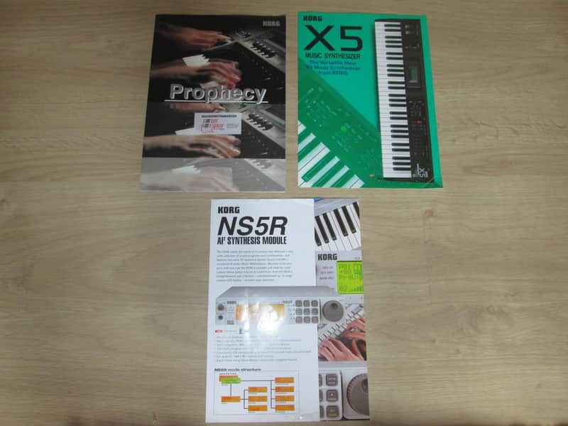 Korg Synthesizer Literature Package - Brochure/Catalog - Rare image 1