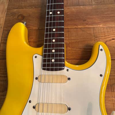 Fender Strat Plus Lace Sensors TBX Wilkinson Schallers 1989 - Graffiti Yellow image 3