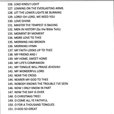 Massive Hymns, Gospel, Sacred Accordion Sheet Music DVD WITH 436 Selections image 7