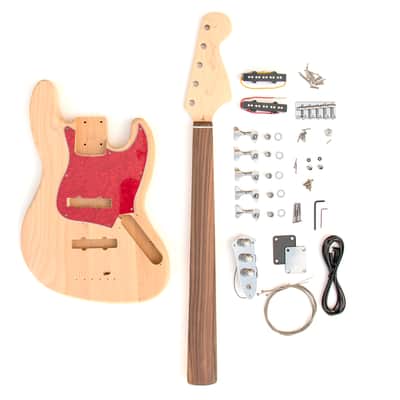 Fretless 5 String J Style Electric Bass Kit image 1