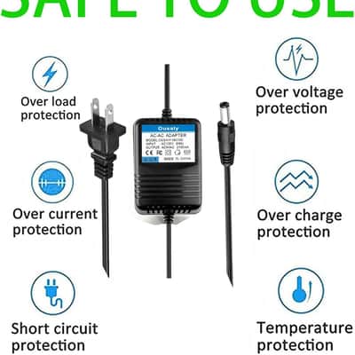 9VAC Power Charger for Line 6 POD XT Live DL4,Pedal Digitech PSS3-120 PSS3120 J-Station GNX2 GNX3 BNX3 GNX4 GNX3000 EX7 RP100-350 RPx400 BP200 Vocal 300 Vx400 EXH VL2 Genesis-3 Guitar Processor image 2